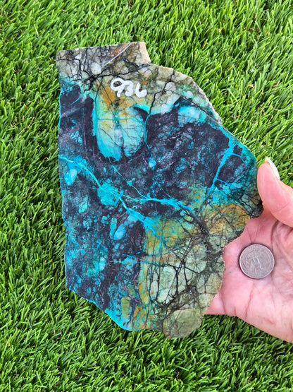 Inspiration Mine Chrysocolla & Cuprite Slabs T935–936
