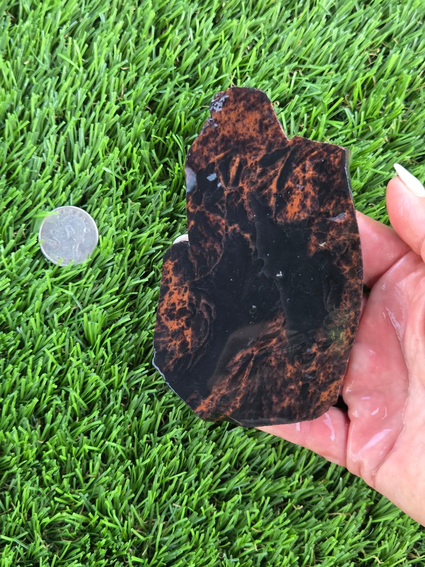 Mahogany Obsidian Slabs O724–726