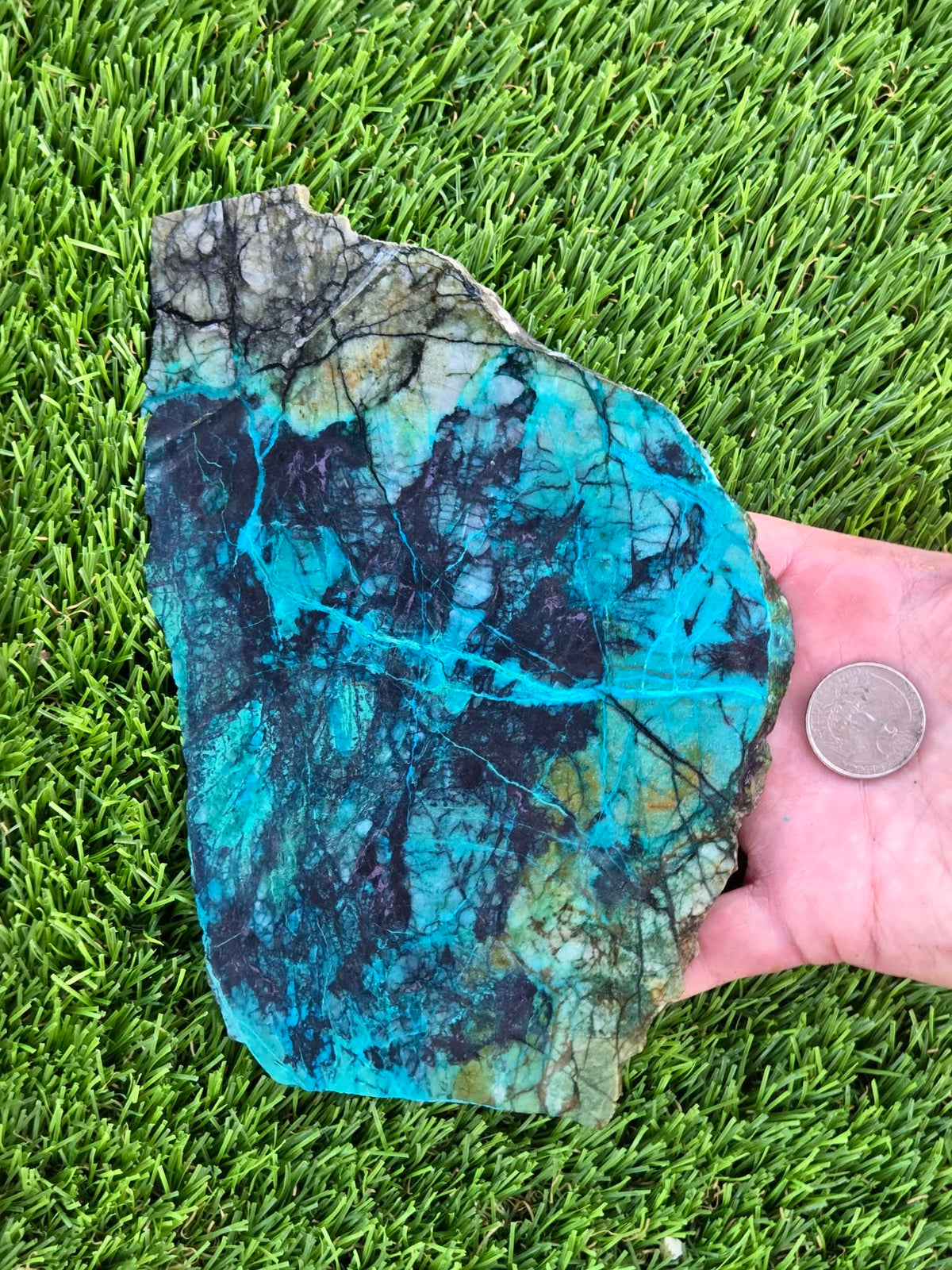 Inspiration Mine Chrysocolla & Cuprite Slabs T935–936