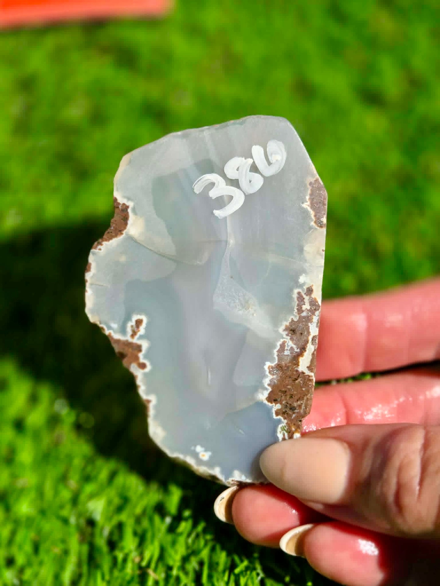 Blue Luna Agate Slabs H385-390