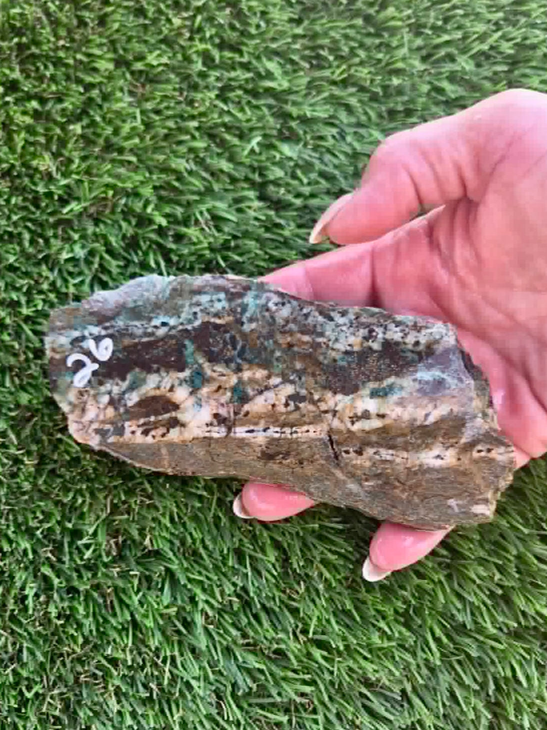 Globe Chrysocolla Slabs A23-26