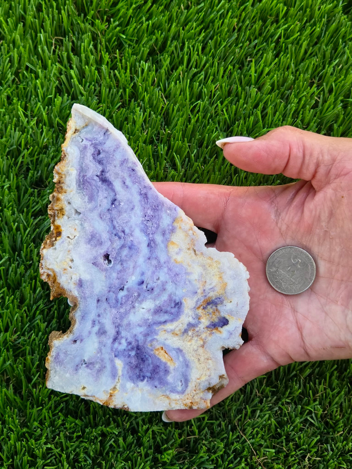 Mexican Morado Opal Slabs T909–912