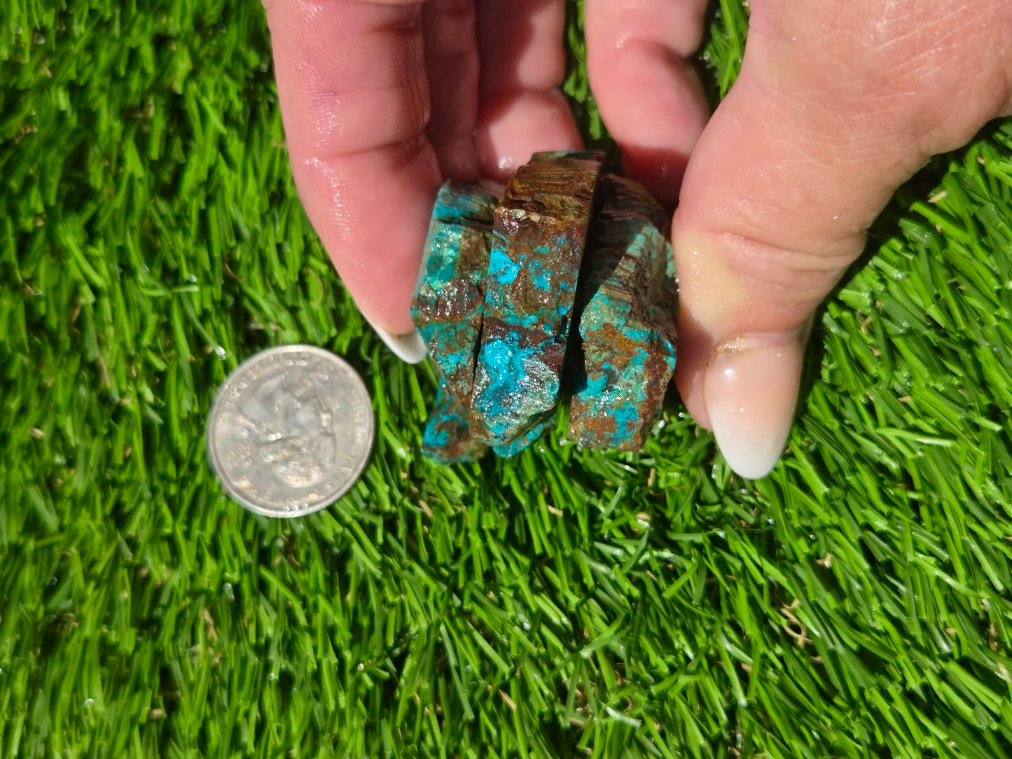 Malachite & Cooperite Slab Bundle SB91