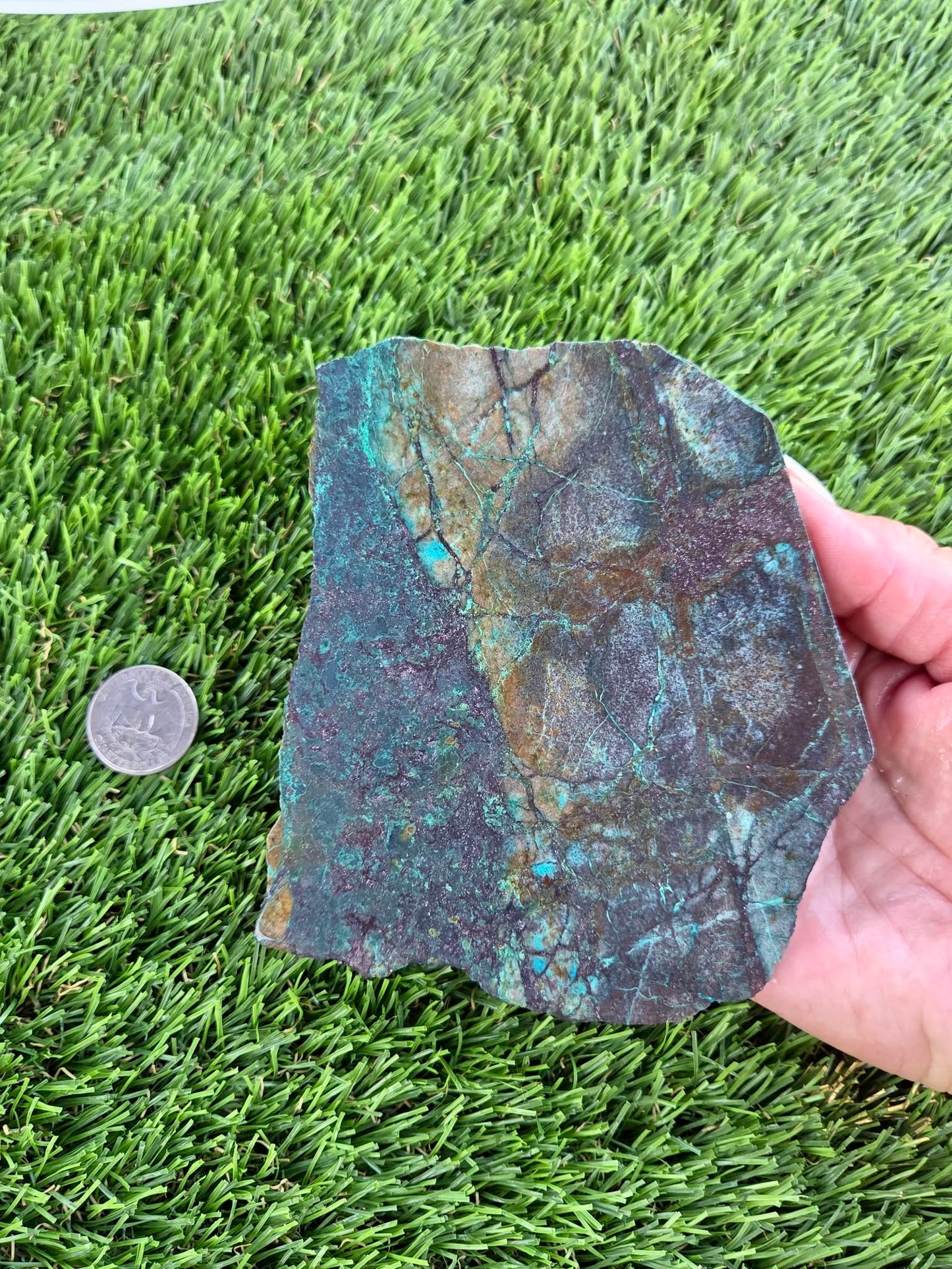 Copper & Malachite Matrix Slabs F302-308