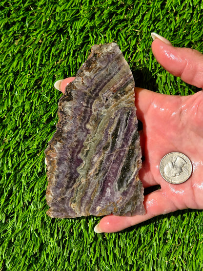Chevron Amethyst Slabs R855–858