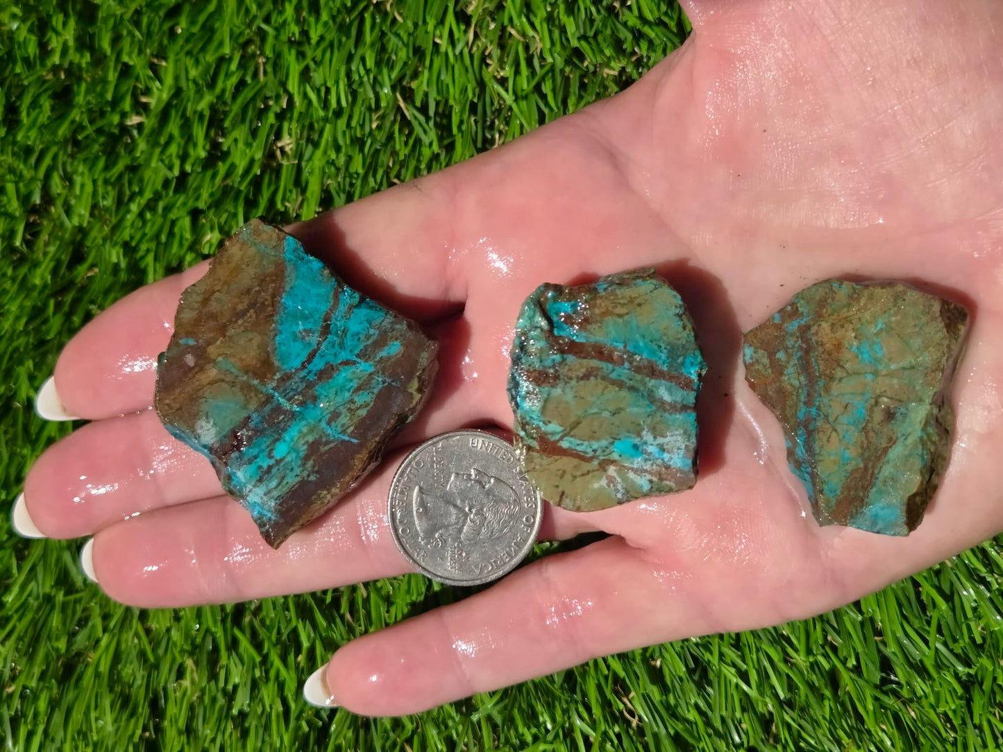 Malachite & Cooperite Slab Bundle SB91