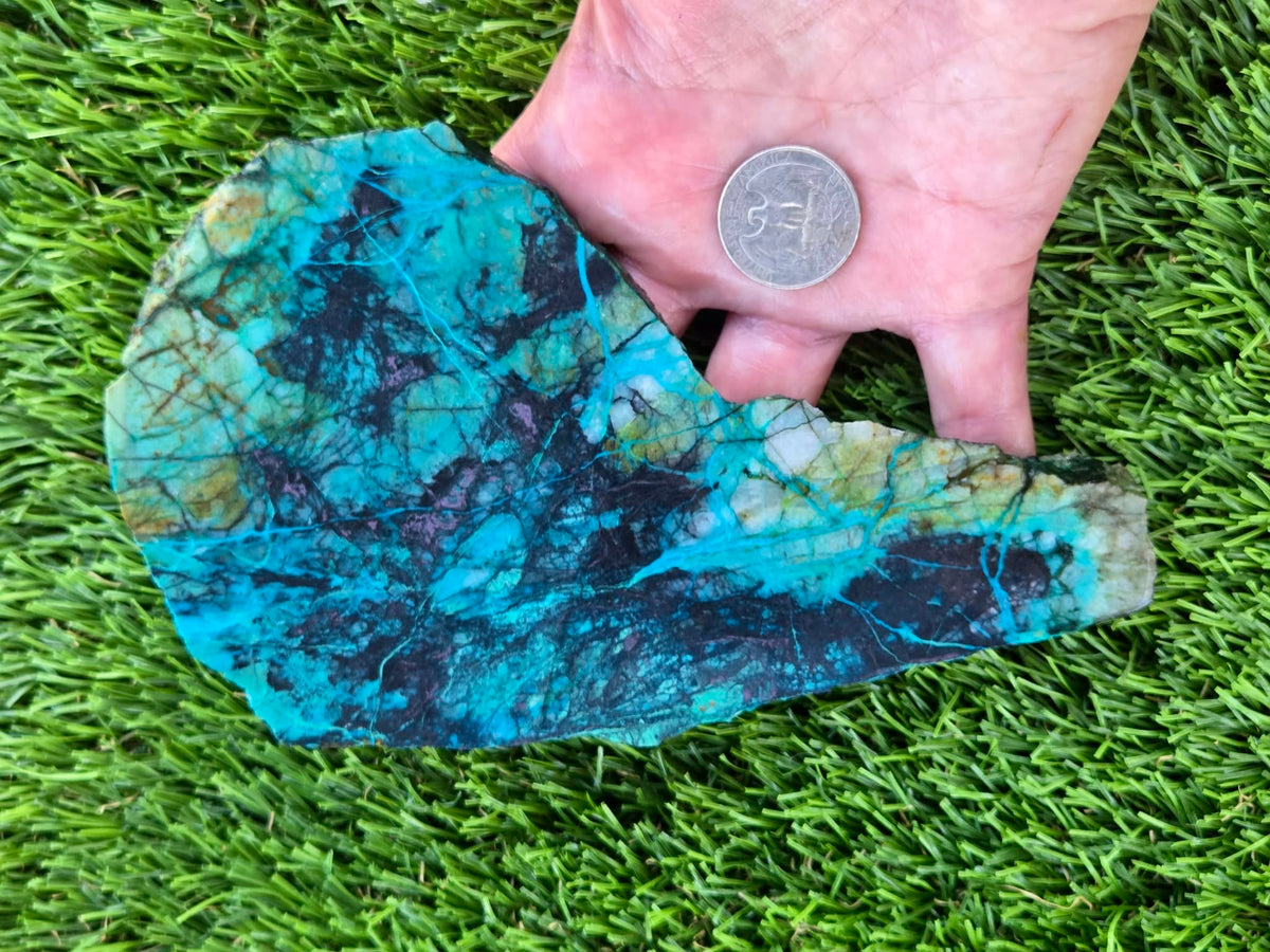 Inspiration Mine Chrysocolla & Cuprite Slabs T928–931