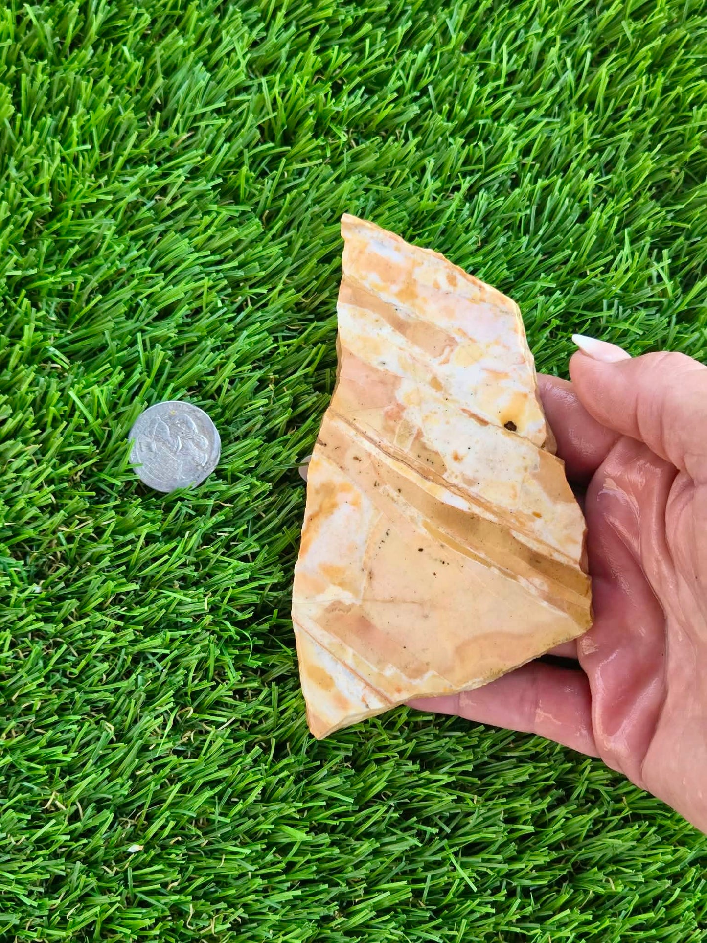 Natural Banded Mexican Onyx Calcite Slabs L575-580