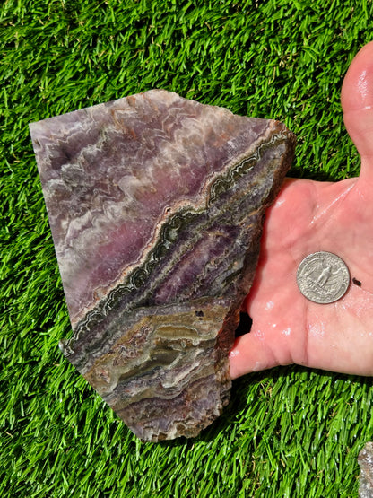 Chevron Amethyst Slabs R855–858