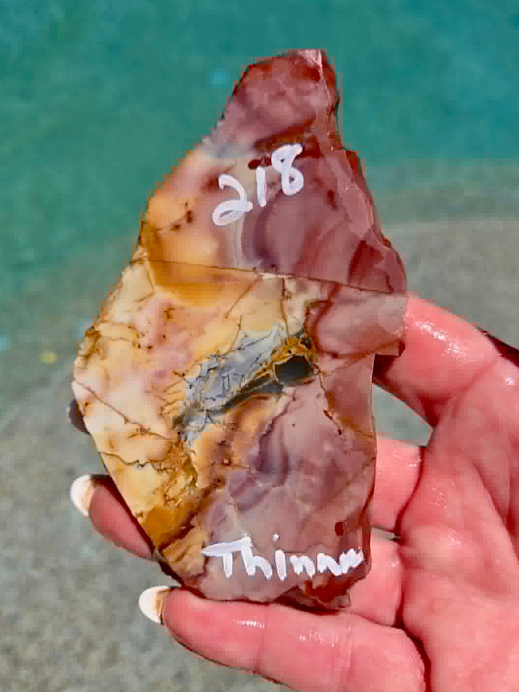 Australian Mookaite Jasper Slab 218-219