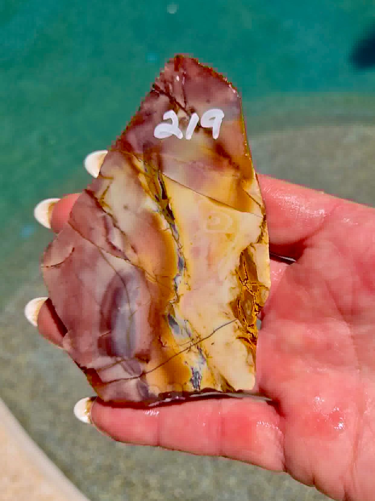 Australian Mookaite Jasper Slab 218-219