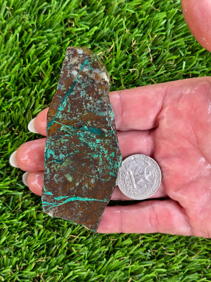Globe Chrysocolla Spiderweb Slabs R871–878