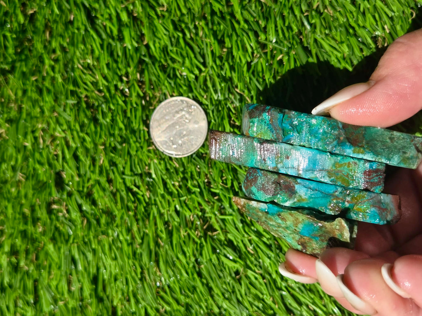 Globe Chrysocolla Slab Bundle-SB93