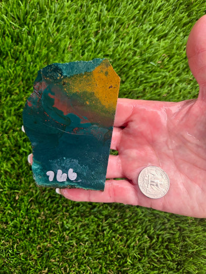 Indonesian Bloodstone Jasper Slabs O762-766