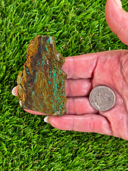 Globe Chrysocolla Spiderweb Slabs R871–878
