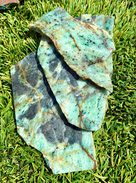 Globe Chrysocolla Quartz with Hematite