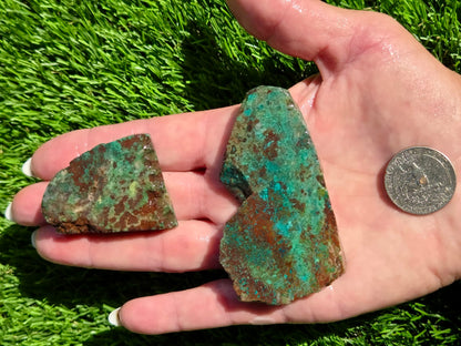 Malachite & Chrysocolla Slab Bundle SB165