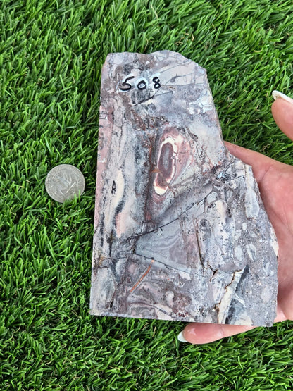 Brecciated Jasper Agate Slabs J508-509