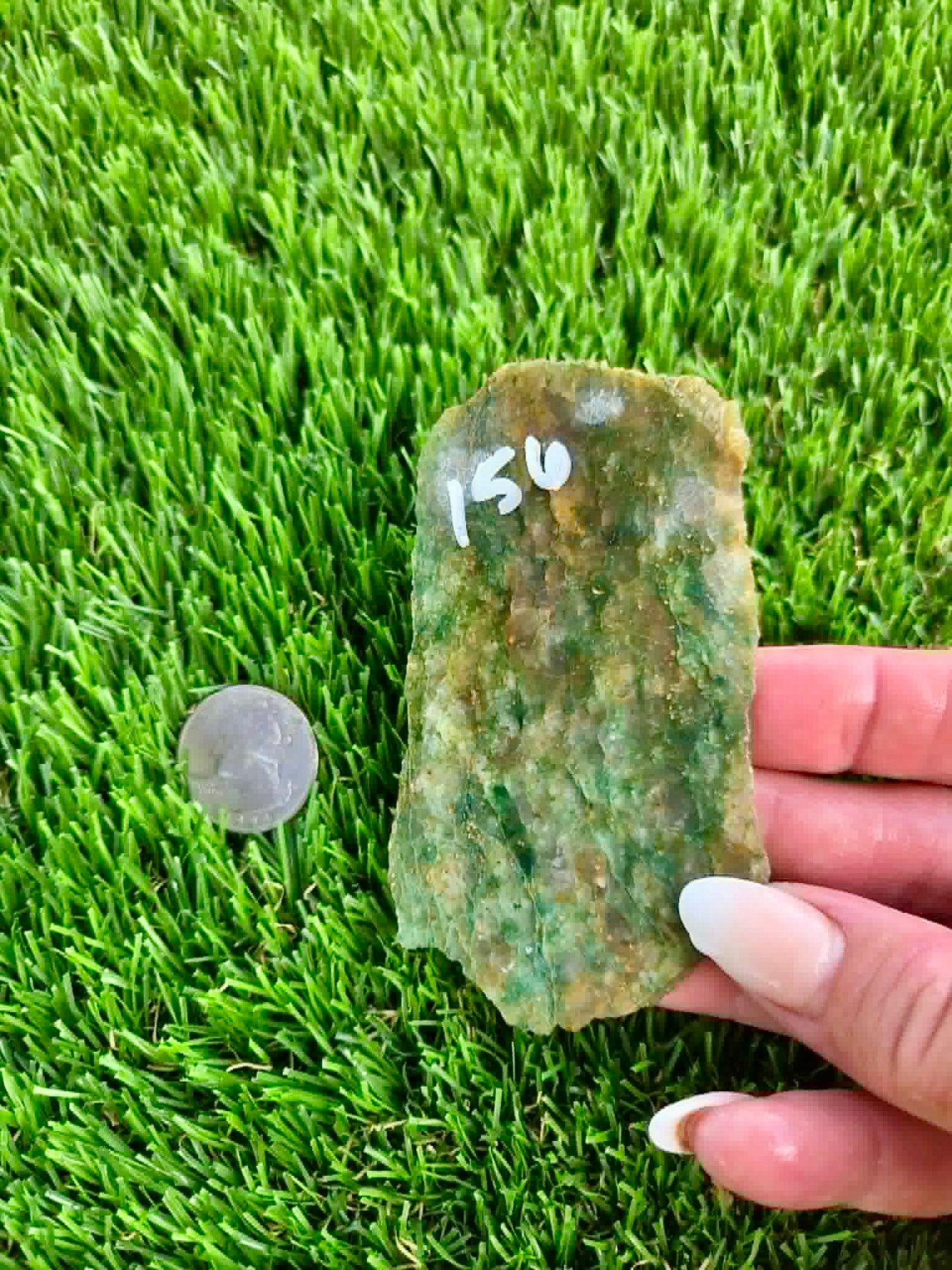 Emerald Forest Jade slab 154-157