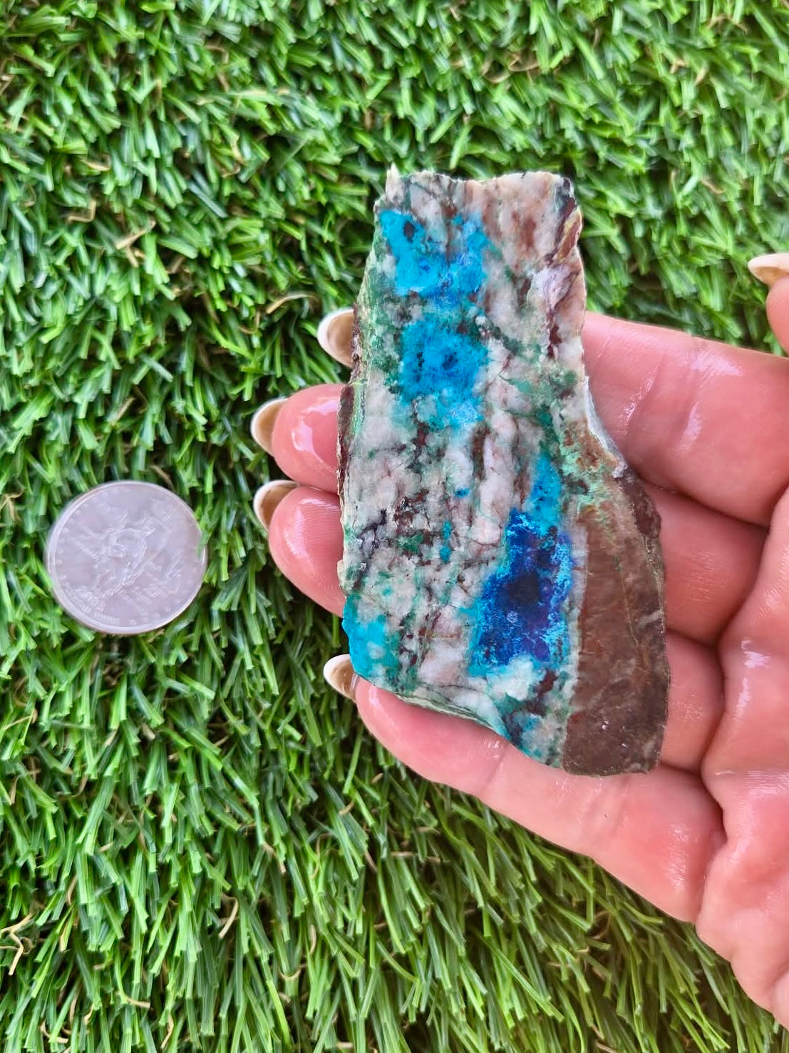 Shattuckite Slabs B95-100