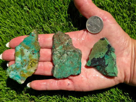 Globe Chrysocolla Slab Bundle-SB58