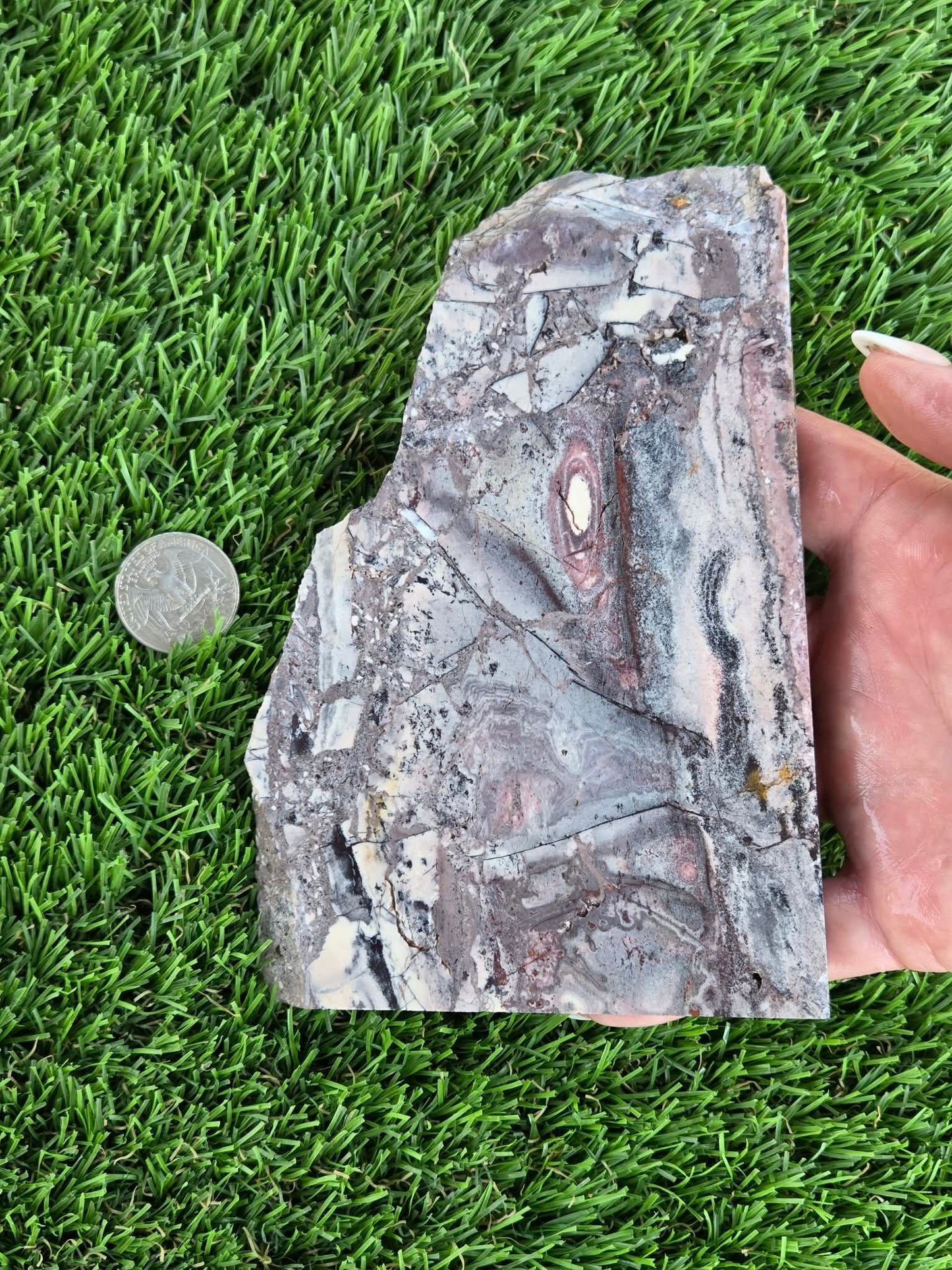 Brecciated Jasper Agate Slabs J508-509
