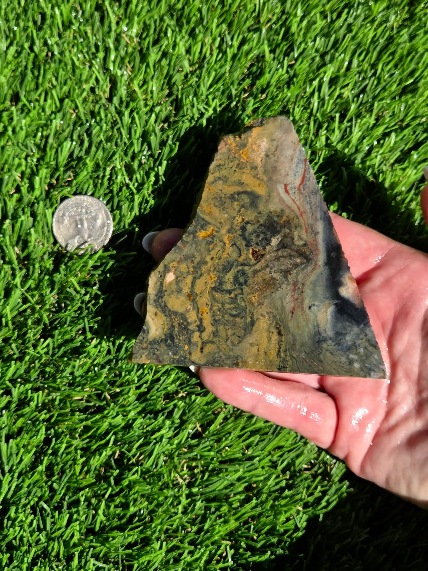 Indonesian Banded Hematite Slabs O693-698