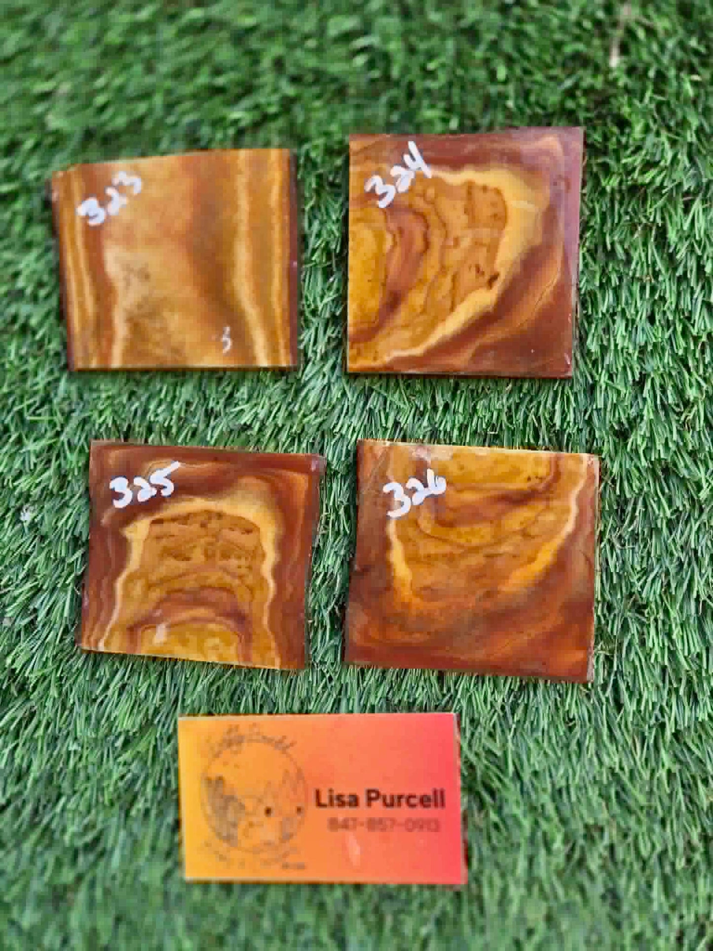 Desert Picture Jasper Slabs G323-326
