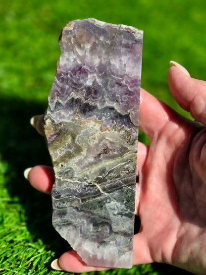 Chevron Amethyst Slabs H391-395