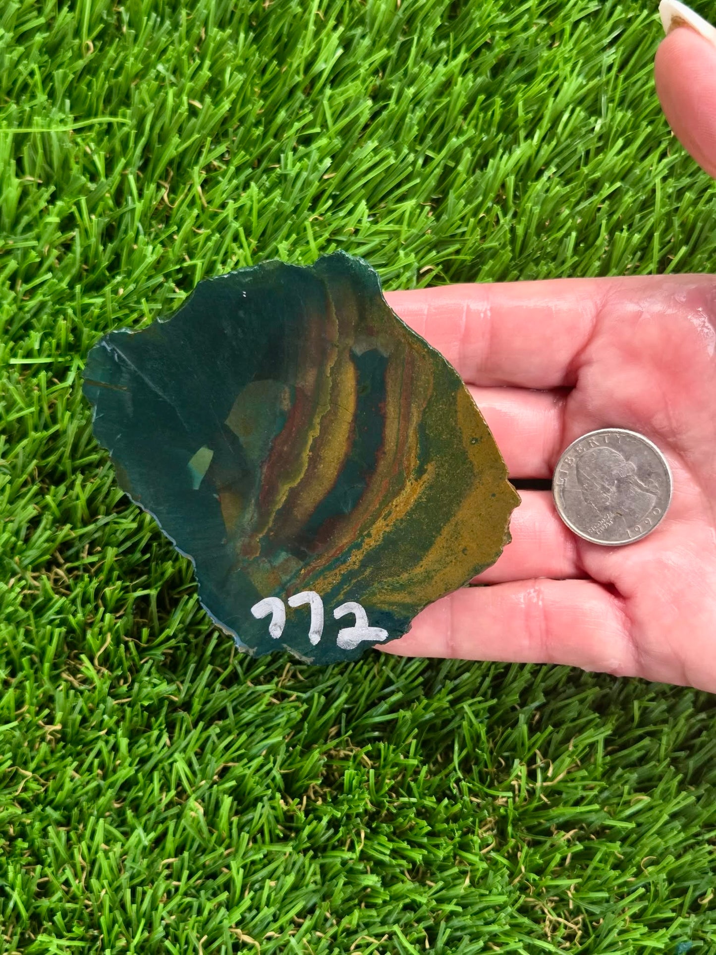 Indonesian Bloodstone Jasper Slabs O767–772