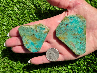 Malachite & Chrysocolla Slab Bundle SB162