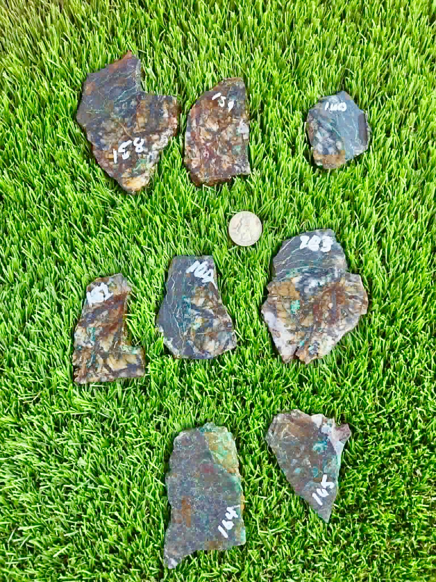 Copper Canyon Chrysocolla Slab 158-165