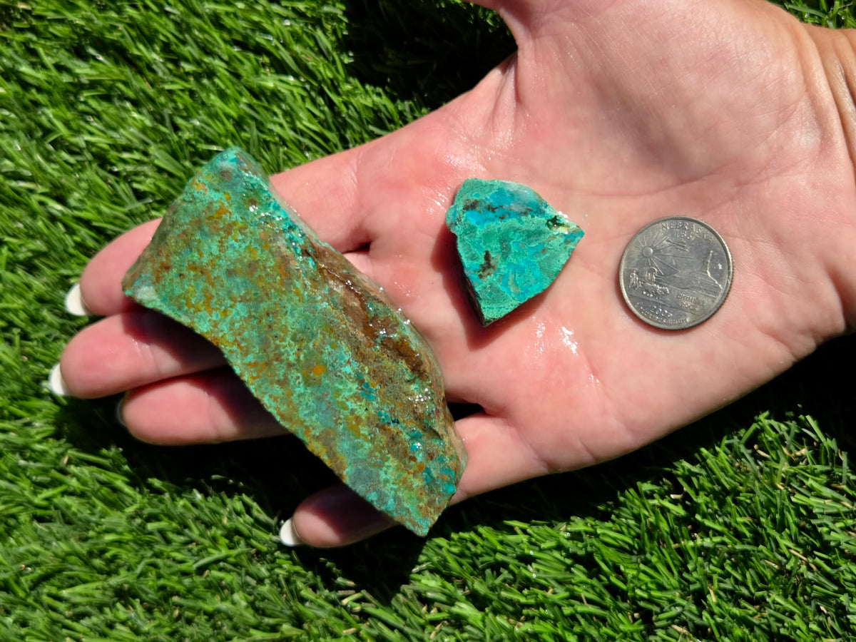 Globe Chrysocolla Slab Bundle-SB17