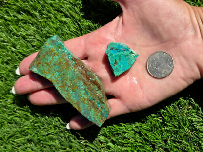 Globe Chrysocolla Slab Bundle-SB17