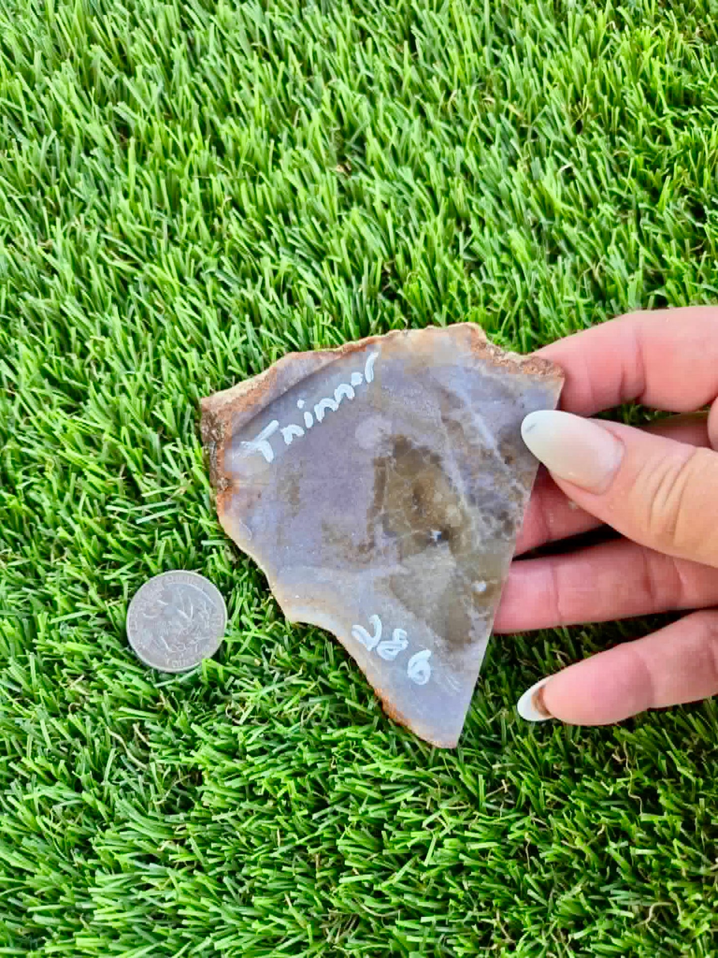 Purple Burro Creek Agate Slab F281-286