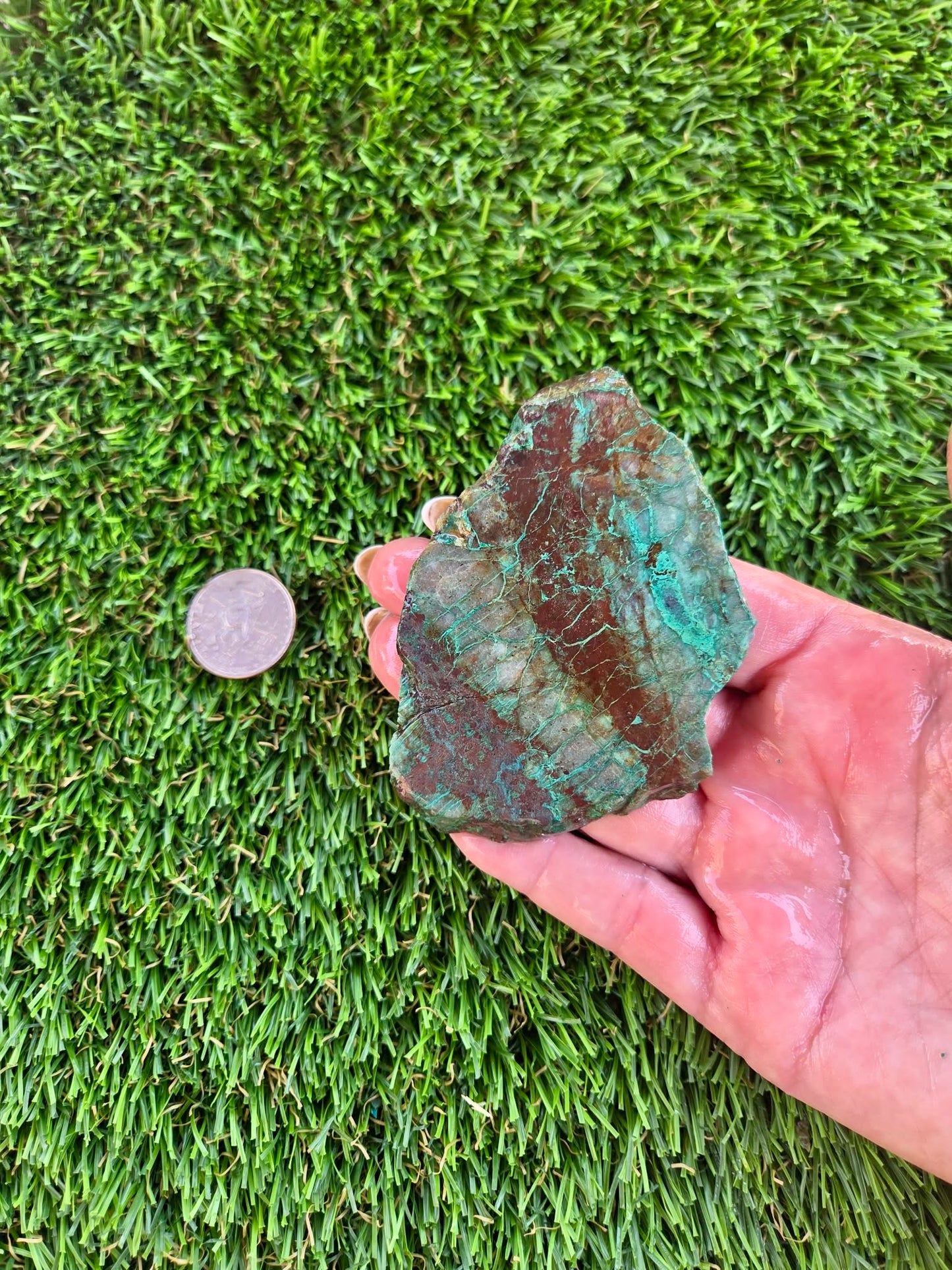 Globe Chrysocolla Slab A41-45