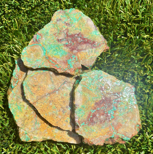 Sunset Globe Chrysocolla Cubrite