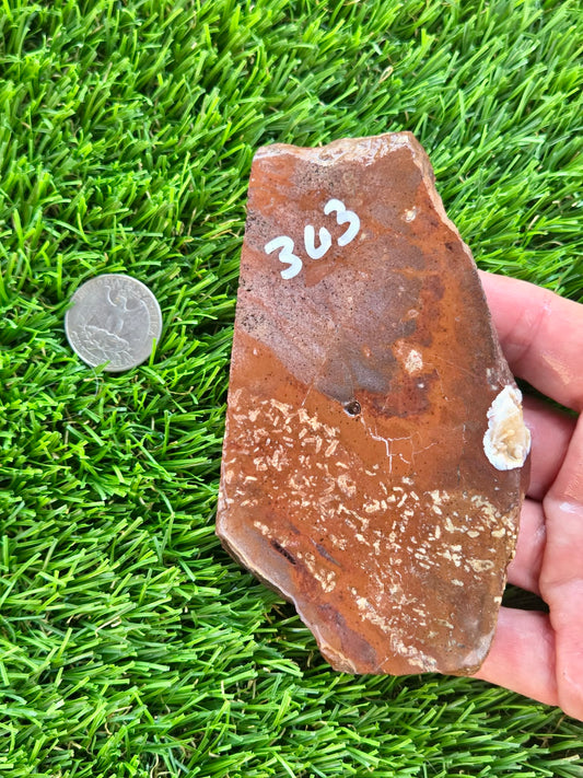 Rustic Red Brecciated Jasper Slabs H363-365