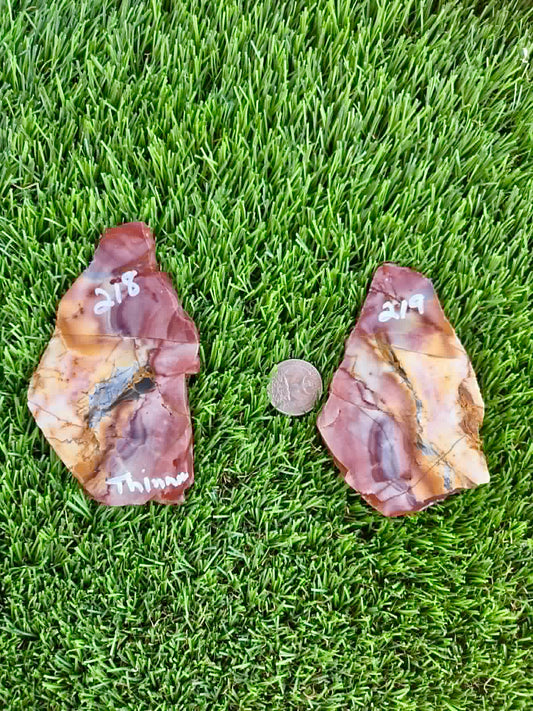 Australian Mookaite Jasper Slab 218-219