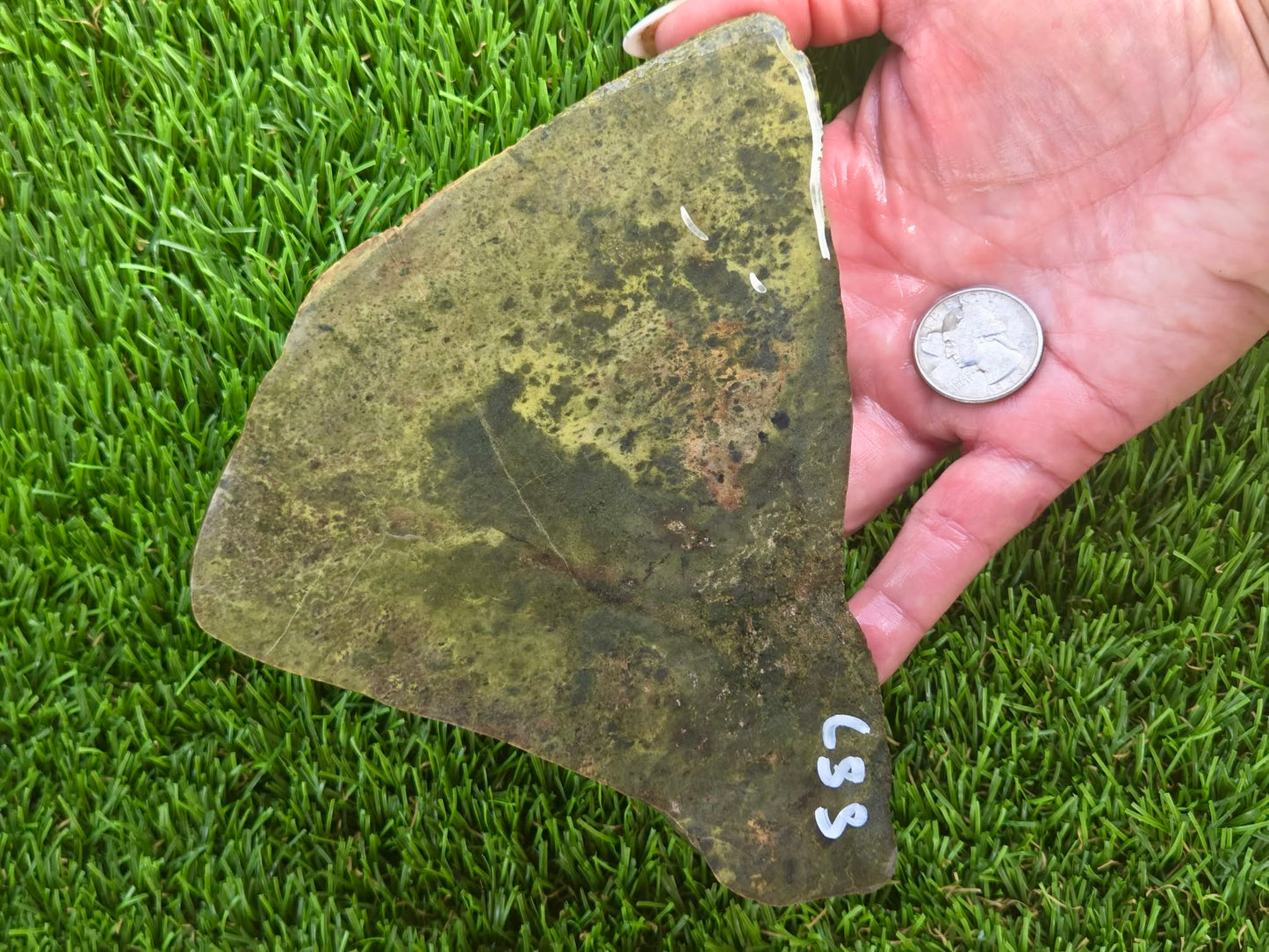 Green Serpentine Slabs S885–890