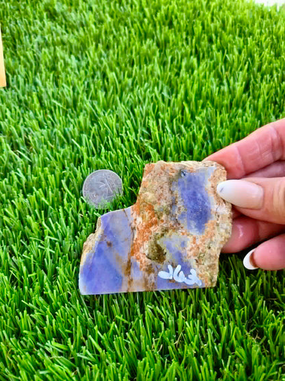 Purple Burro Creek Agate Slab 257-262