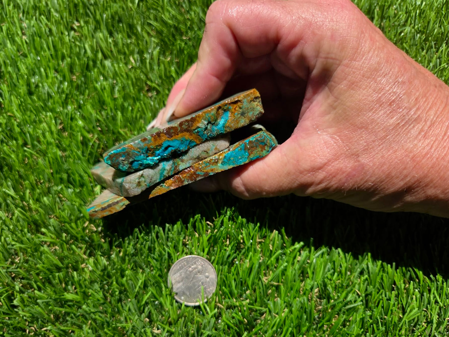 Globe Chrysocolla Slab Bundle-SB108