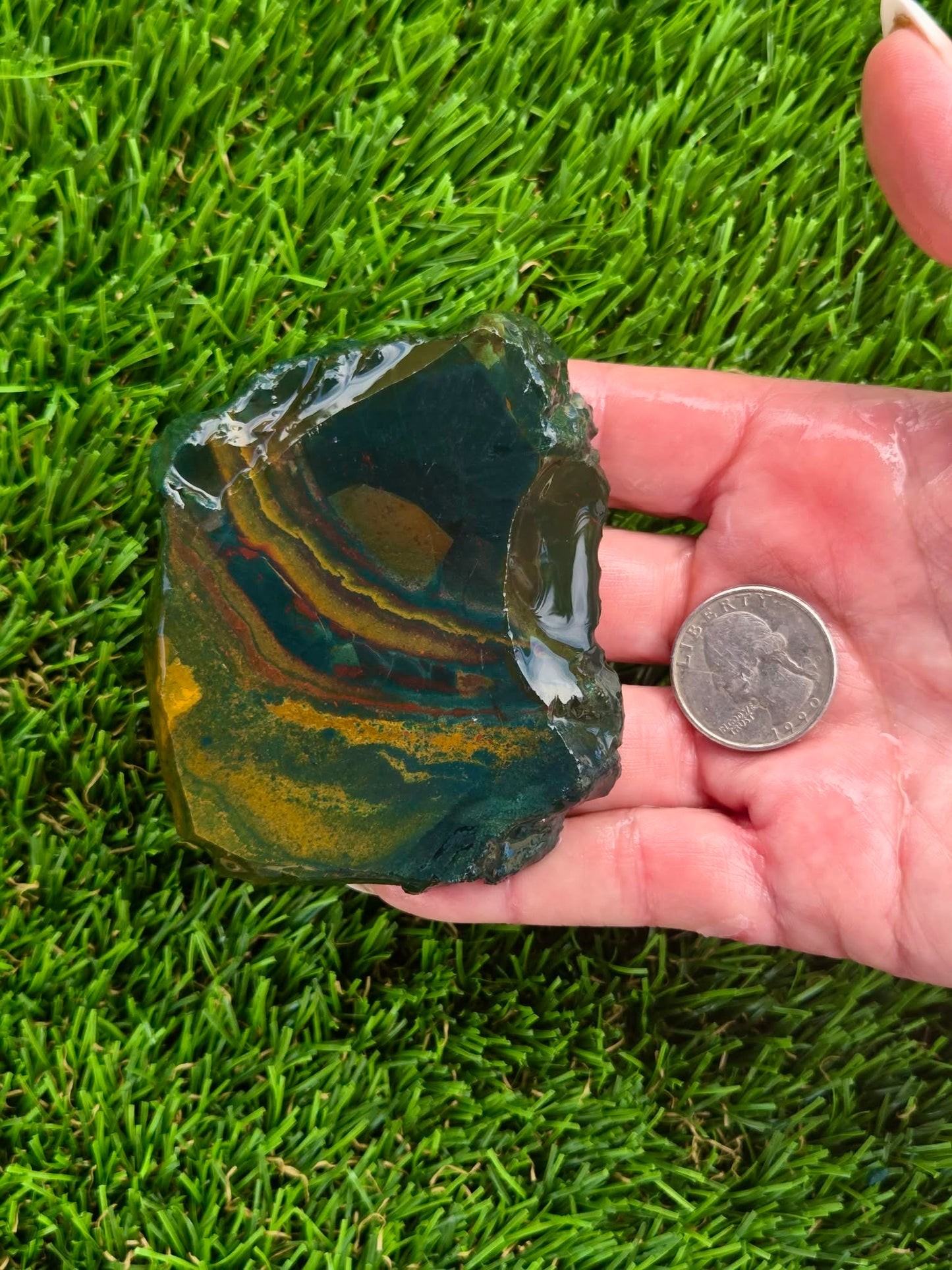 Indonesian Bloodstone Jasper Slabs O767–772