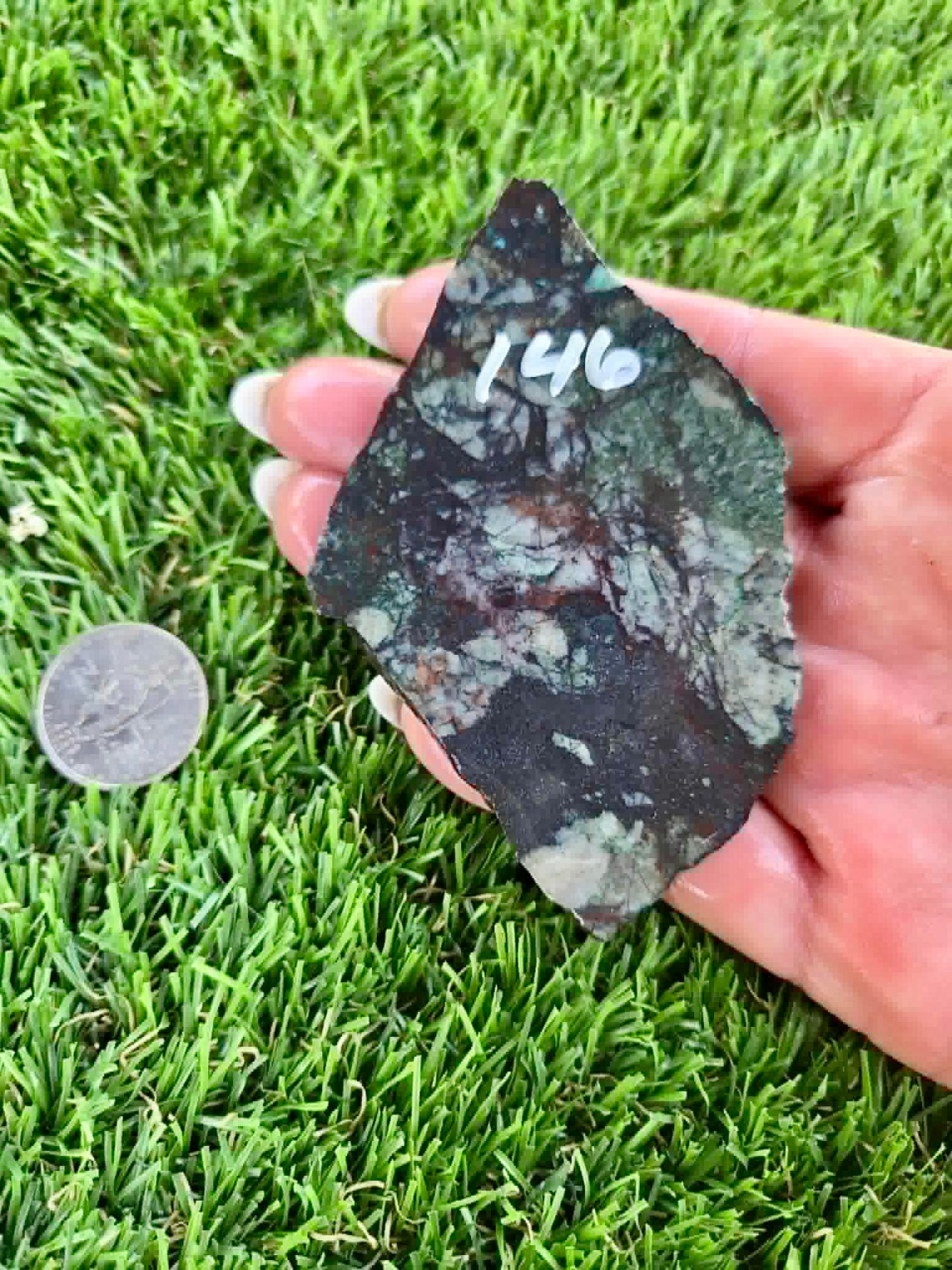 Mineral Mountain Dragon Vein Quartz Slab 142-146