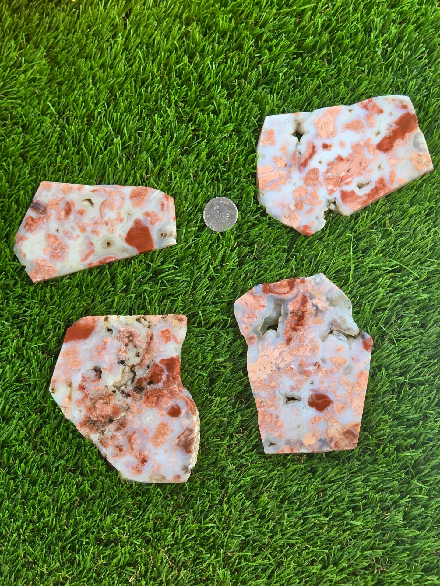 Cotton Candy Agate Slabs S891–895