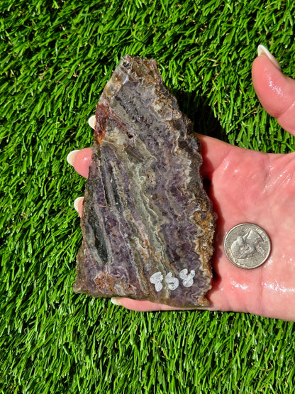 Chevron Amethyst Slabs R855–858