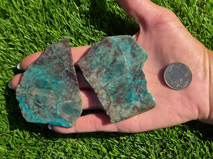 Spiderweb Malachite Slab Bundle SB142