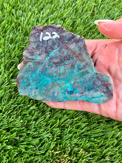 Globe Chrysocolla Slabs B120-124