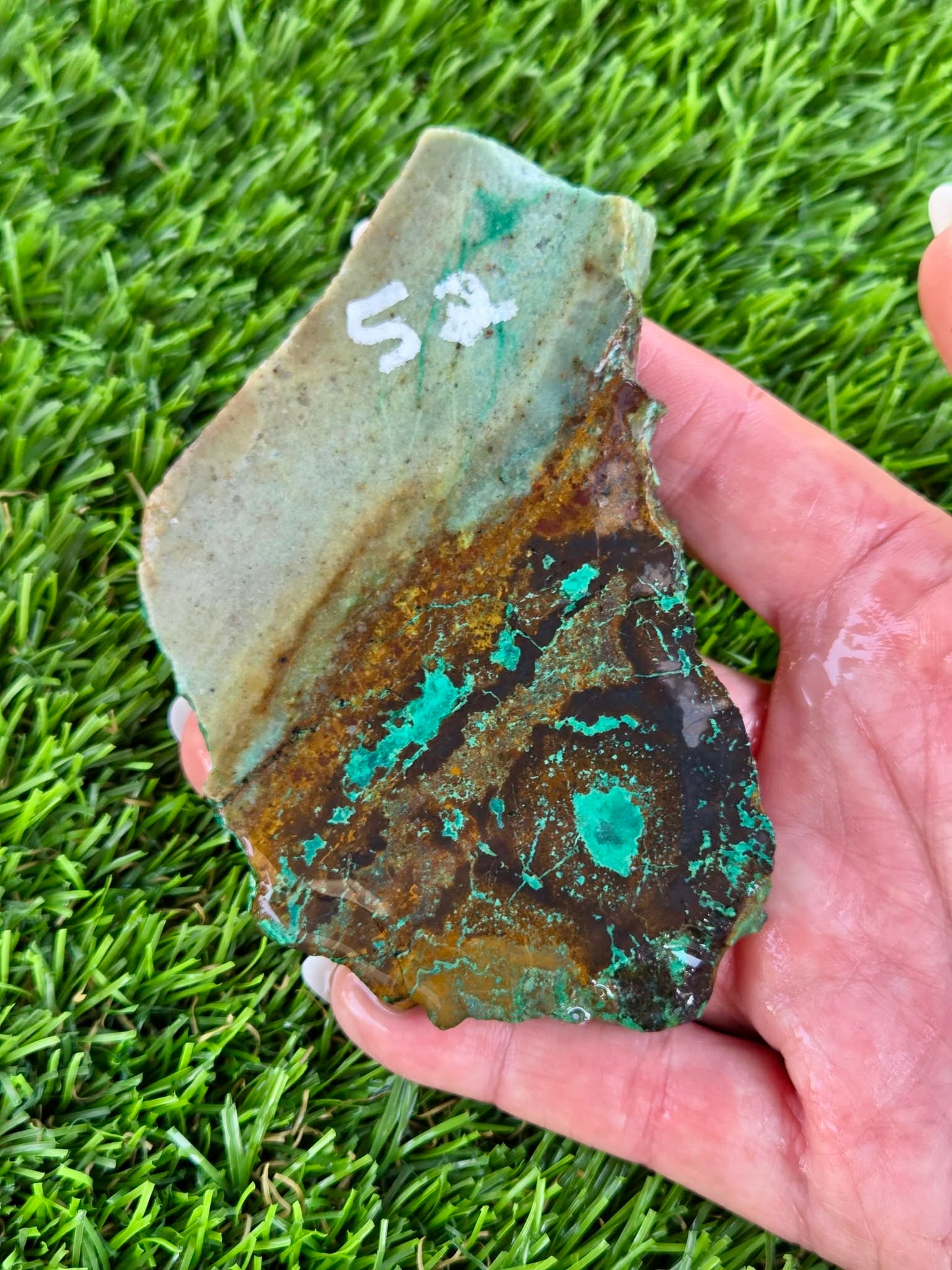 Globe Chrysocolla Slabs A50-55