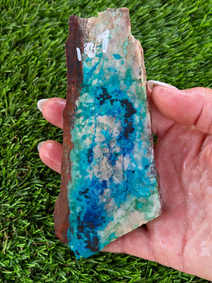 Shattuckite Slabs B107-112